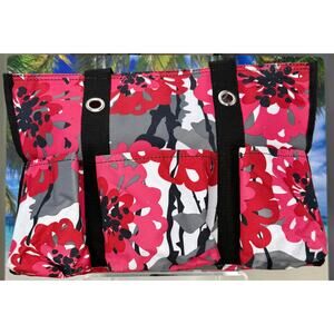 Thirty-One Zippered Organizing Utility Tote - Bold Bloom